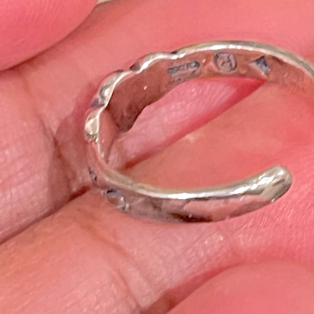 Silpada Set Of Three Sterling Silver Toe Rings - image 8